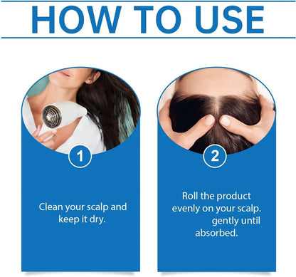Seapuri Scalpy Hair Serum tube and roller tip